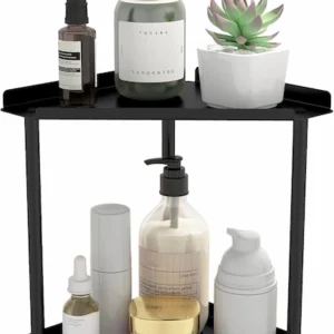 2-Tier Corner Bathroom Counter Organizer